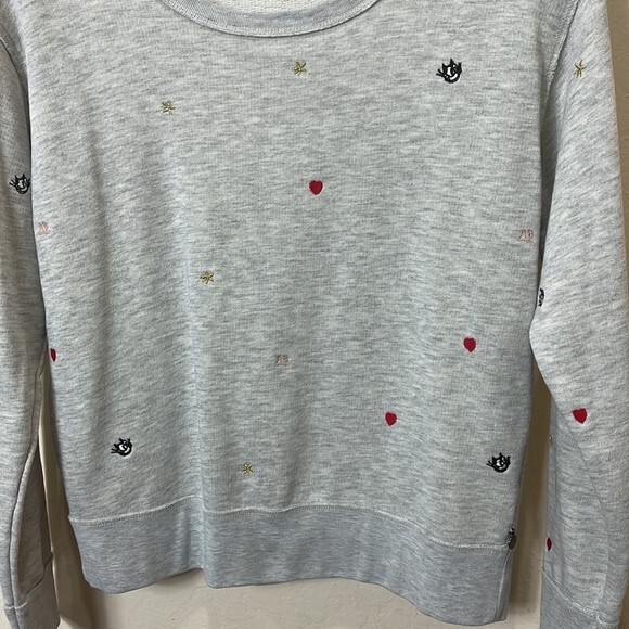 SCOTCH & SODA BLAUW LOVES FELIX EMBROIDERED SWEATSHIRT 2018 - S - Picture 6 of 11